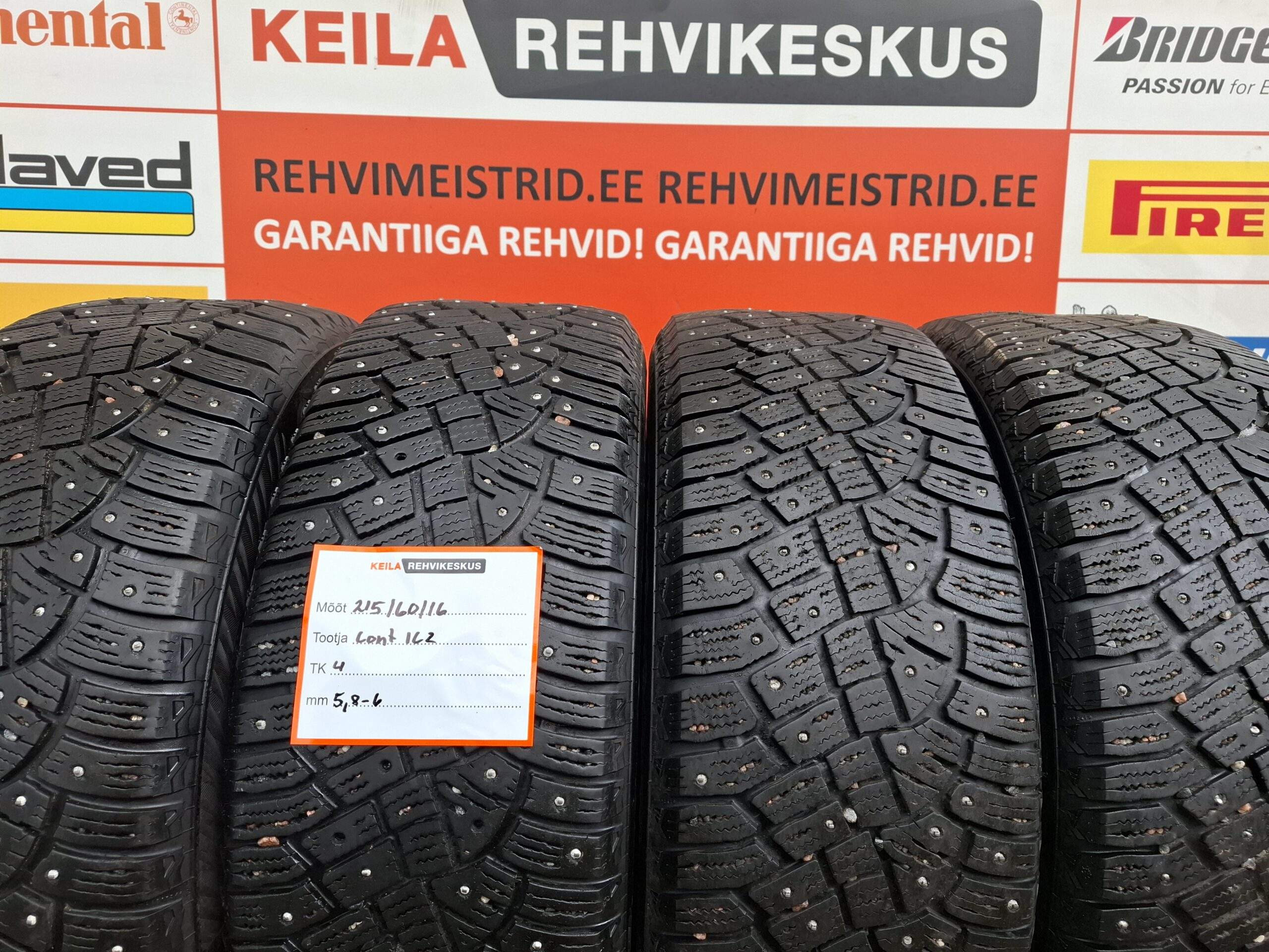#215/60/16 Continental Ice Contact 2