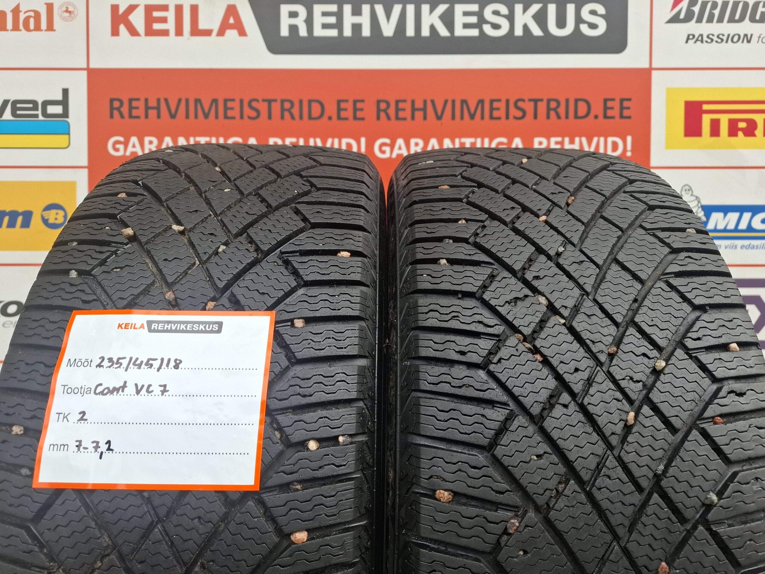 #235/45/18 Continental Viking Contact 7