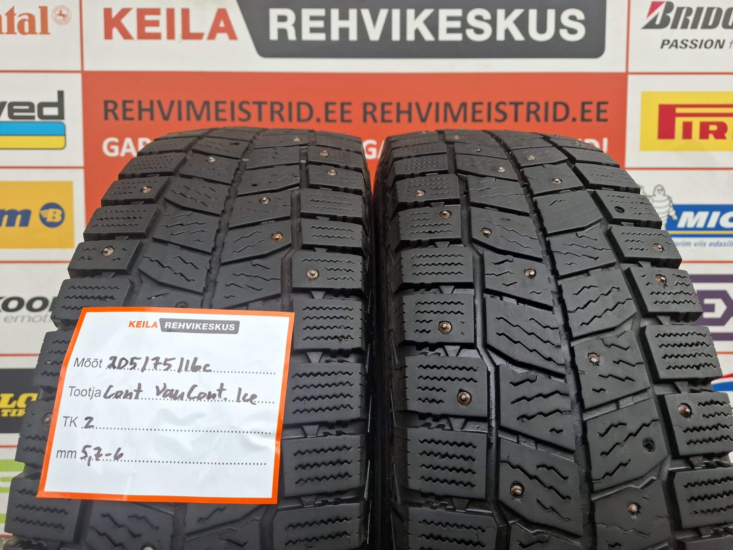 #205/75/16C Continental VanContact Ice