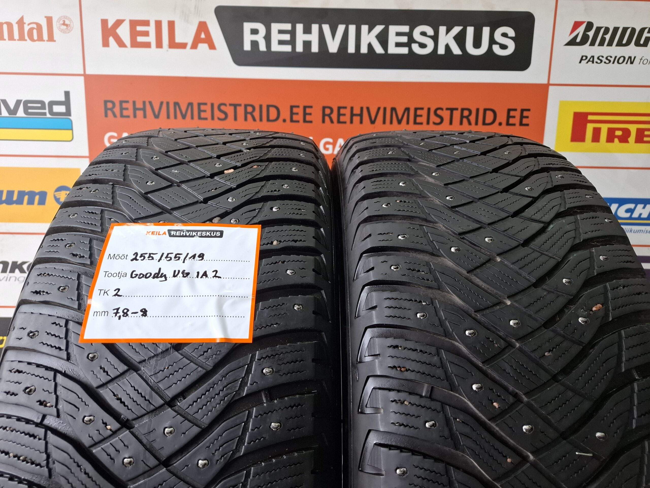 #255/55/19 Goodyear Ultra Grip Ice Arctic 2