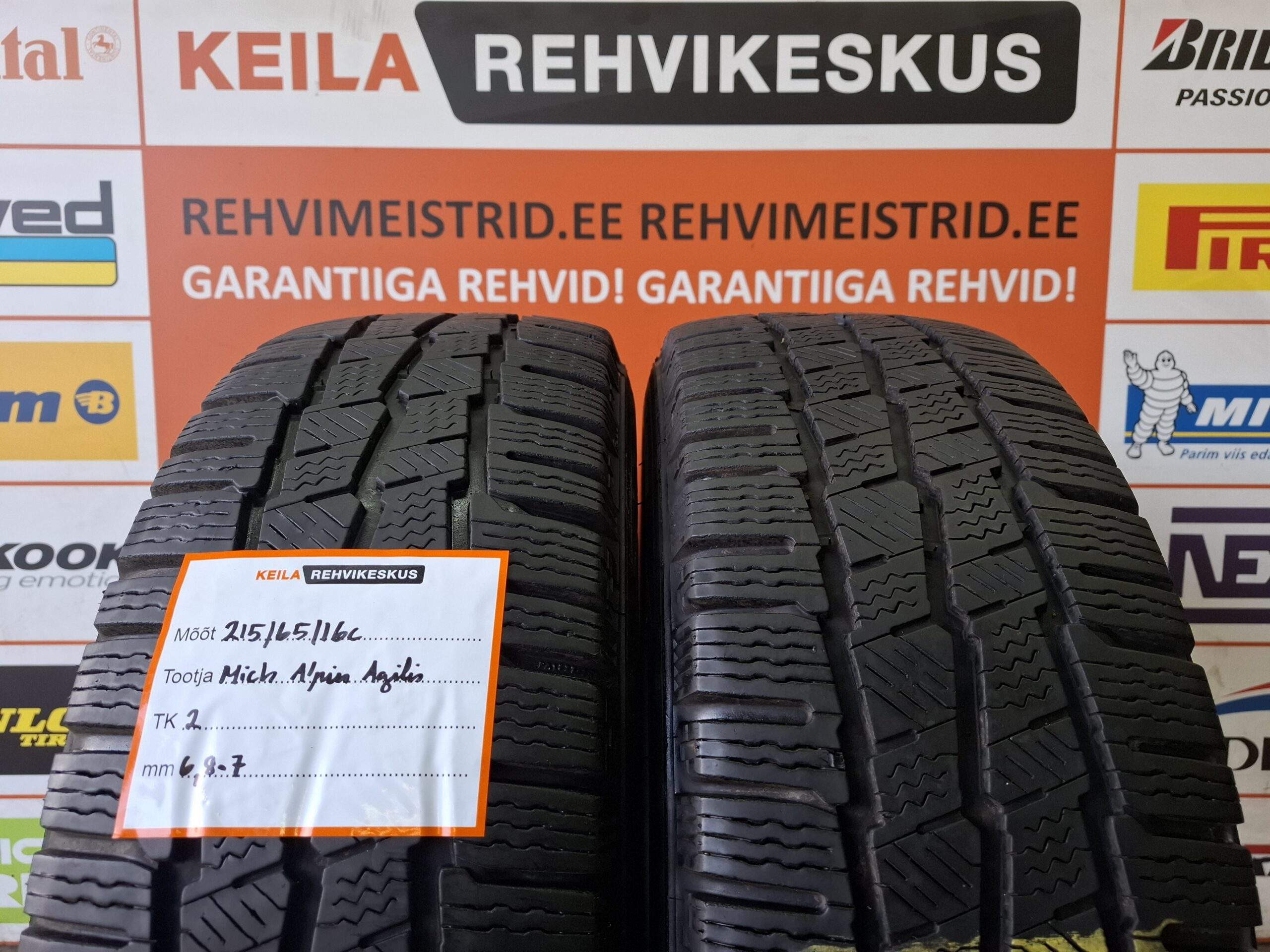 #215/65/16C Michelin Alpin Agilis