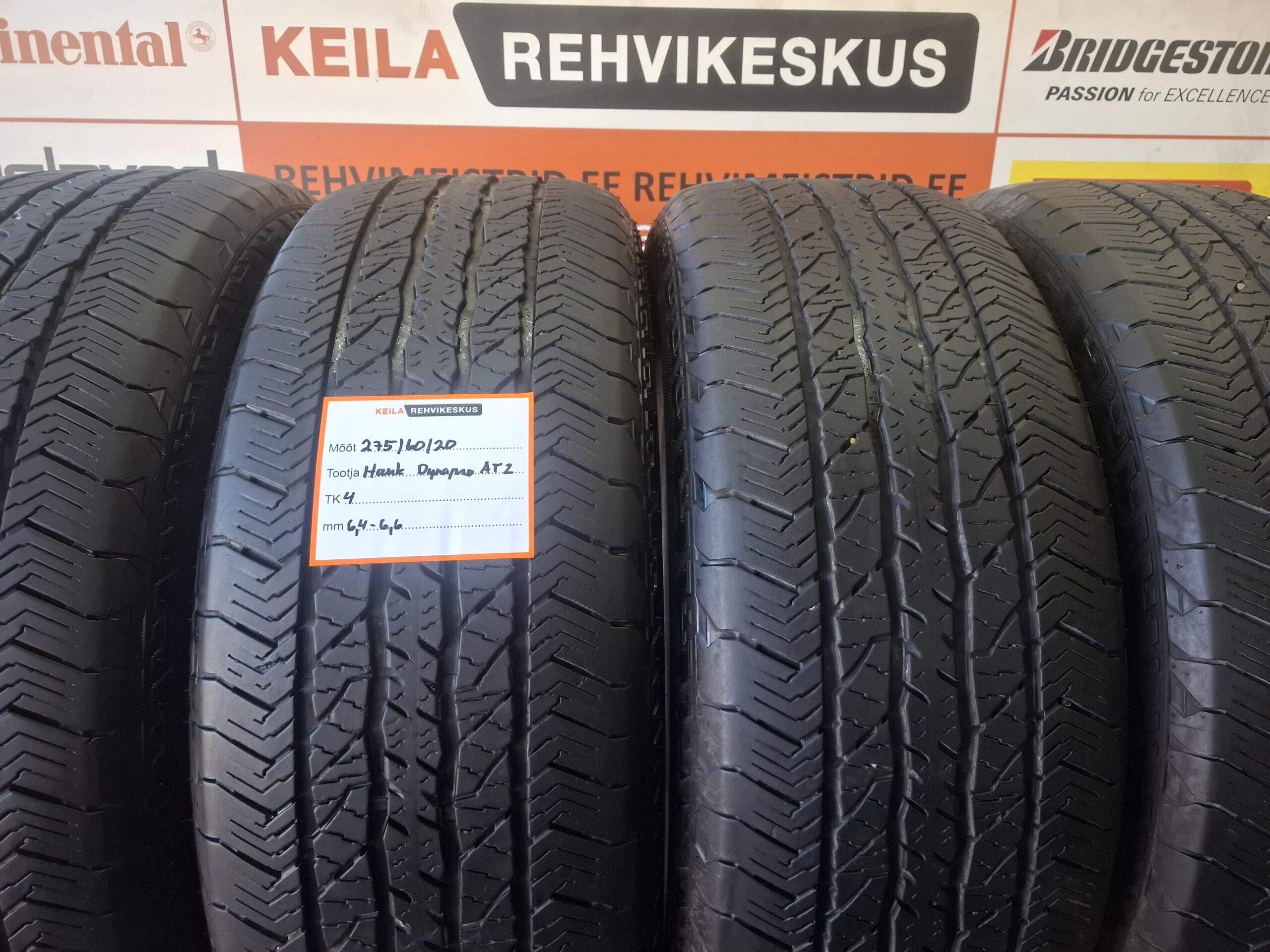#275/60/20 Hankook Dynapro AT 2