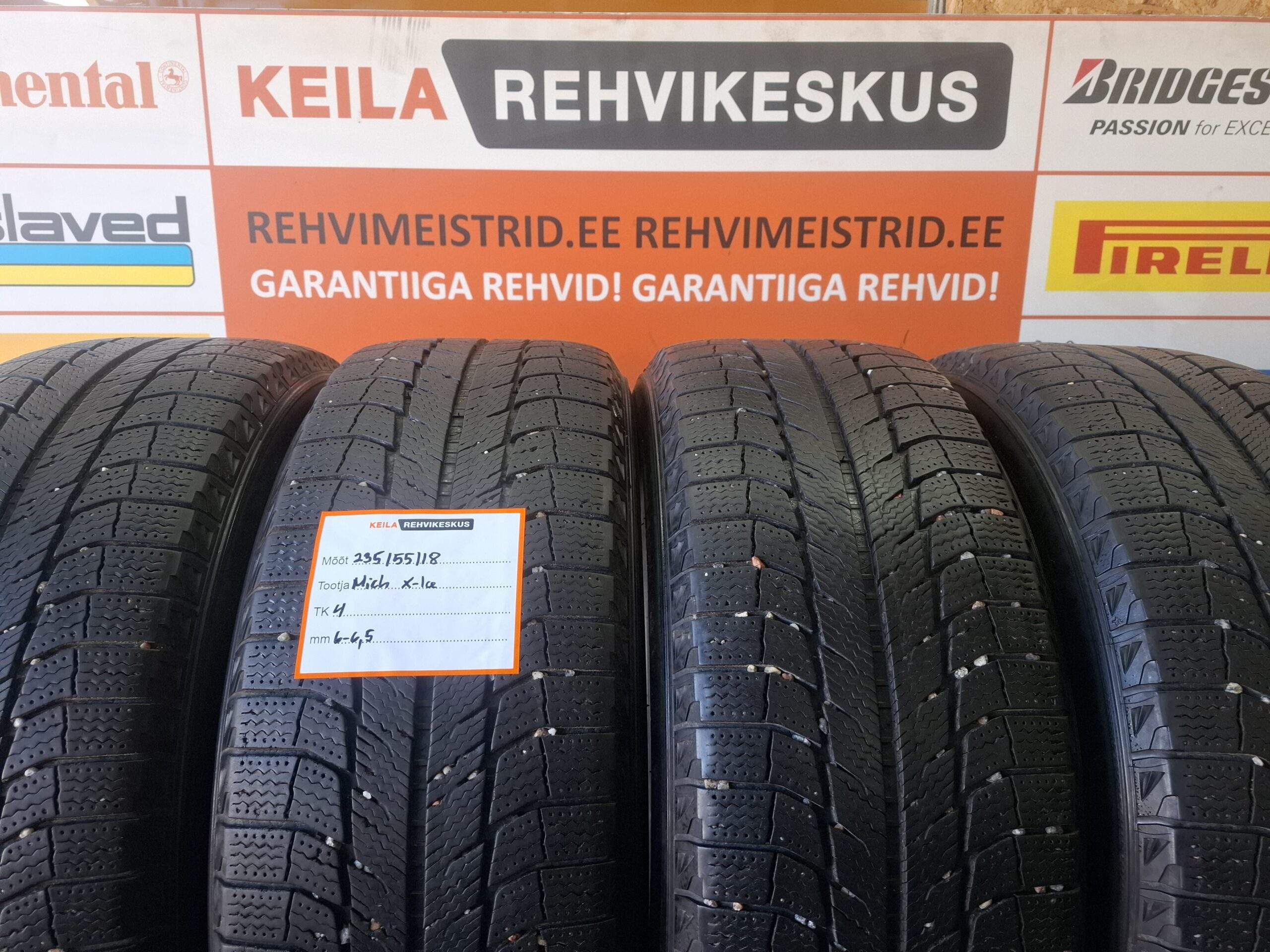 #235/55/18 Michelin X- Ice