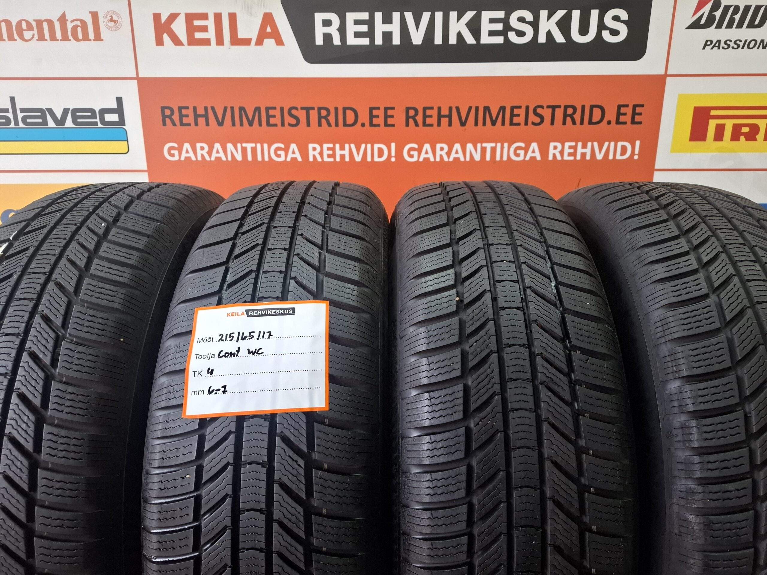 #215/65/17 Continental Winter Contact