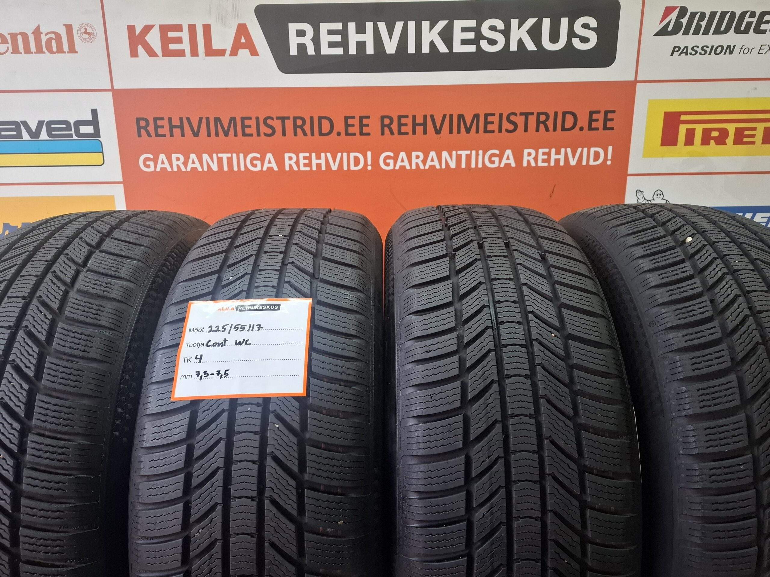 #225/55/17 Continental Winter Contact