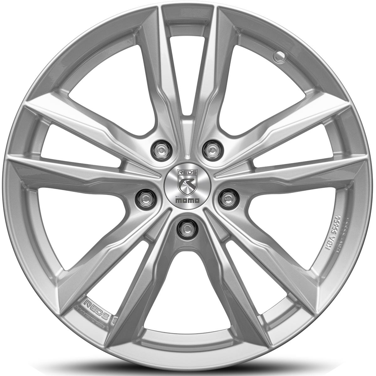 Reds Fast Glossy Silver 8x18 5x114.3 ET40 CB72,3 60° 660 kg WFAS80840514E