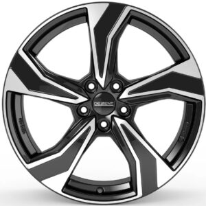 Dezent KB dark Black/polished 6,5x17 5x100 ET39 CB57,1 R13 690 kg TKB96BP39E