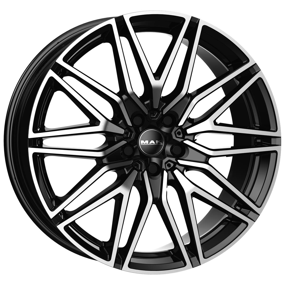 MAK Sturm Black Mirror 10,5x20 5x112 ET40 CB66,6 60° 1050 kg F0520SMBM40WS2X