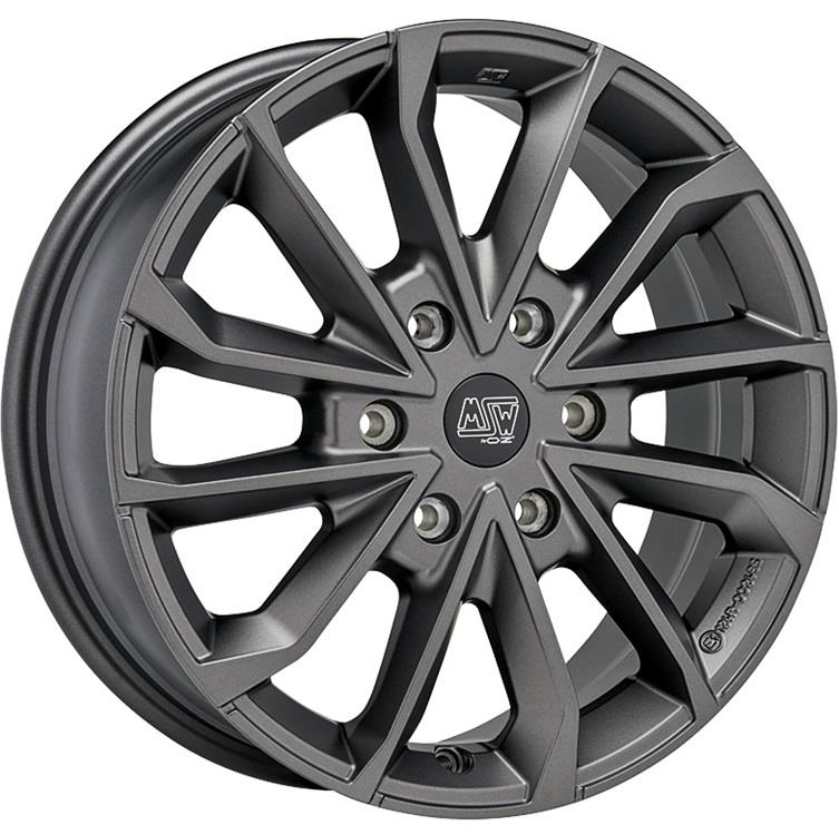MSW 42 Van Matt Dark Grey 7,5x19 6x120 ET52,5 CB74,5 60° 1250 kg W19473001TP8