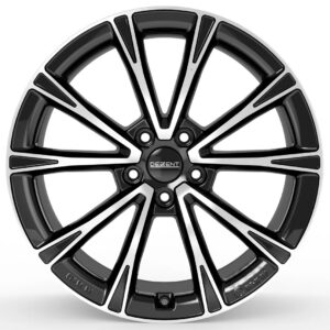 Dezent AR dark Black/polished 8x19 5x108 ET45 CB63,4 60° 810 kg TAR9KHBP45E