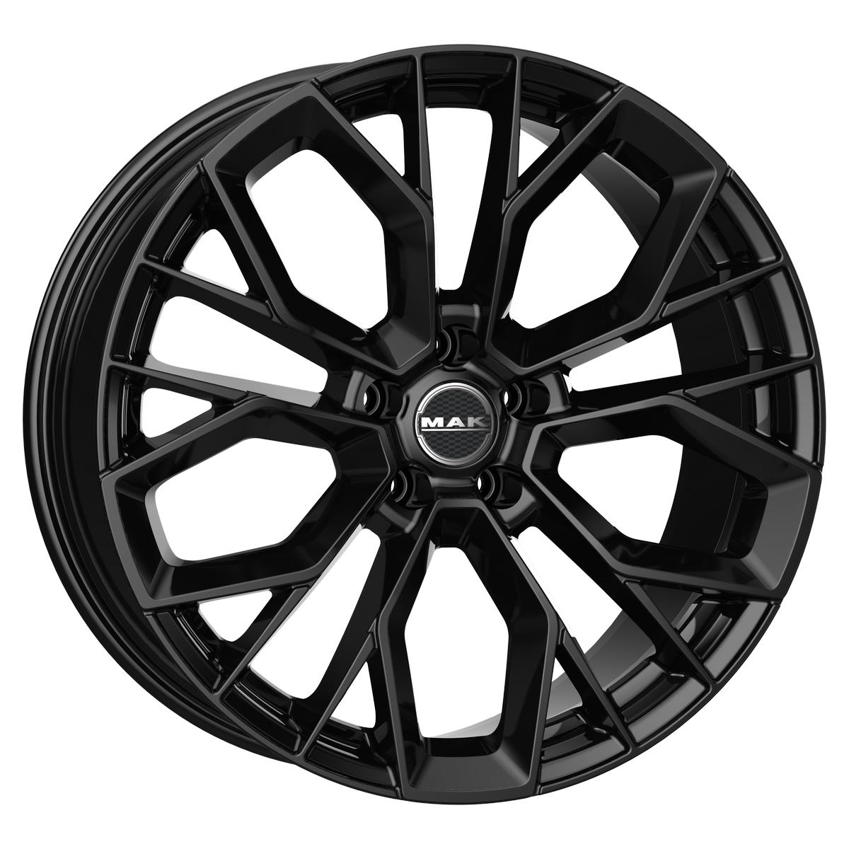 MAK Stilo-D Gloss Black 10x21 5x112 ET19 CB66,6 60° 860 kg F1021TPGB19WSX